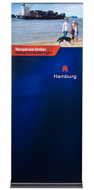 Roll Up "Metropolregion Hamburg - Elbstrand"