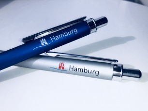 Hamburg Kugelschreiber Silber