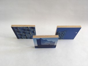 Holzdrucke „Elbphilharmonie“ (3er-Set)