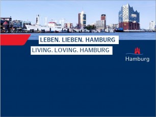 Faltwand "Leben.Lieben.Hamburg" - "Living.Loving.Hamburg"