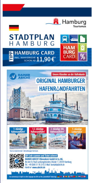 Hamburg Stadtplan 2025 (DE)